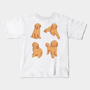 Golden doodle pack Kids T-Shirt